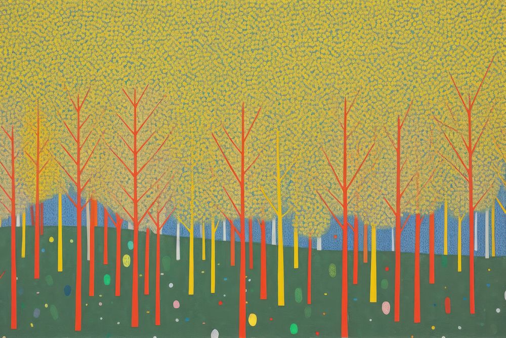 Winter forest abstract outdoors nature. AI generated Image by rawpixel.