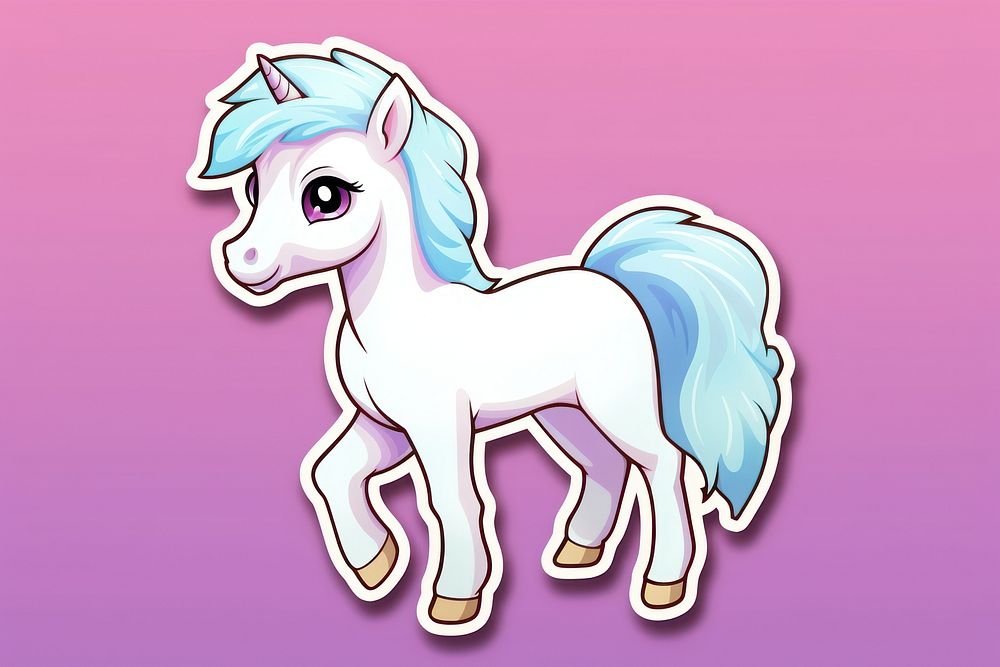 Pony animal mammal horse. AI generated Image by rawpixel.