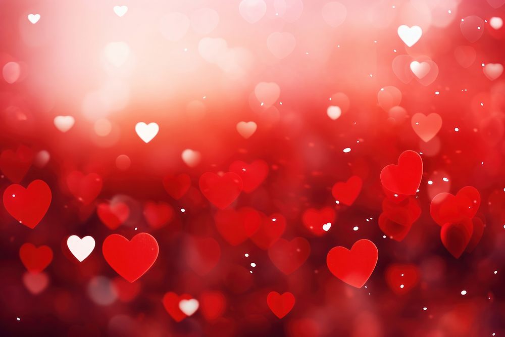Valentines day backgrounds heart red. AI generated Image by rawpixel.