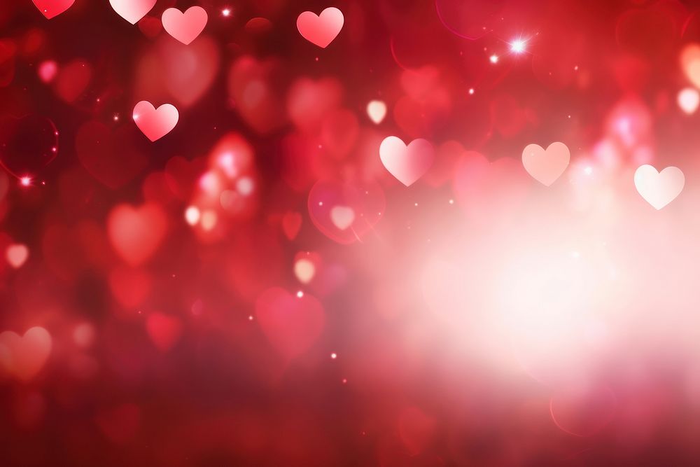 Valentines day backgrounds petal heart. AI generated Image by rawpixel.