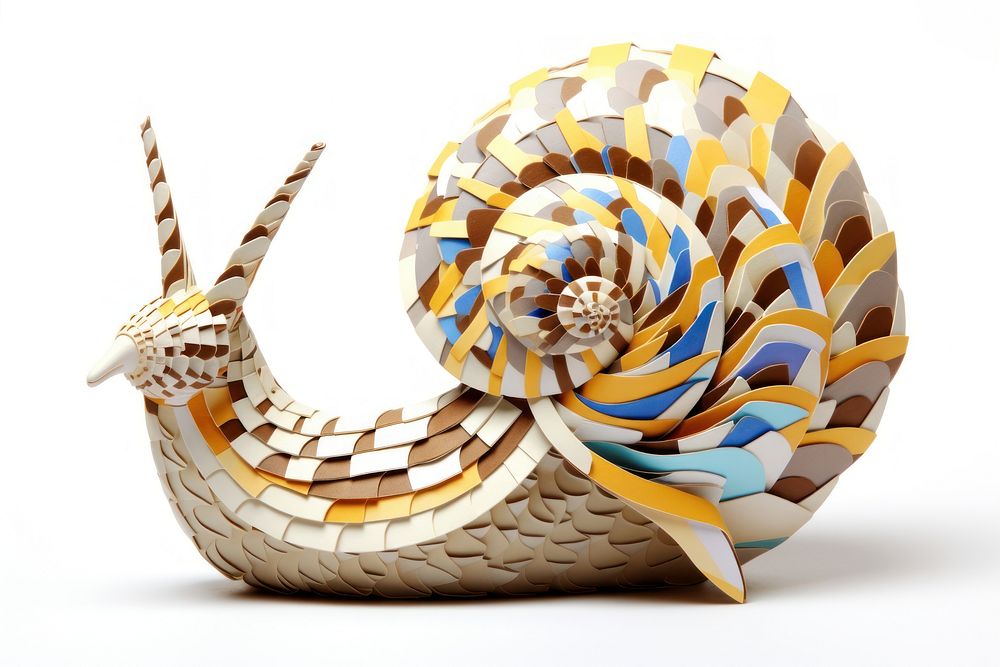 Shell art animal snail. AI generated Image by rawpixel.