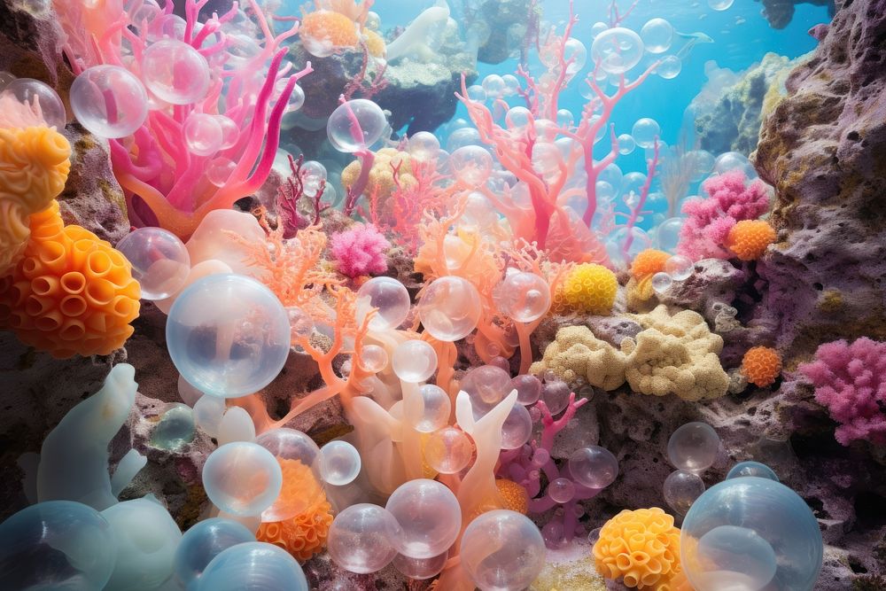 Sea clear aquarium outdoors nature. AI generated Image by rawpixel.