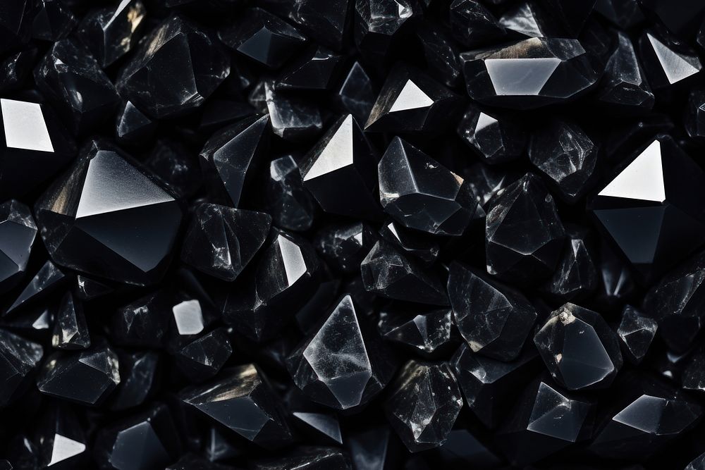Black diamond texture backgrounds monochrome ammunition. AI generated Image by rawpixel.