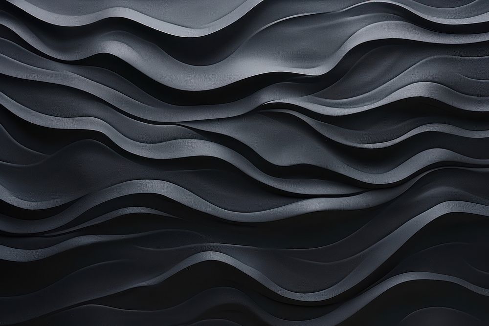 Ocean wave texture black backgrounds repetition. AI generated Image by rawpixel.