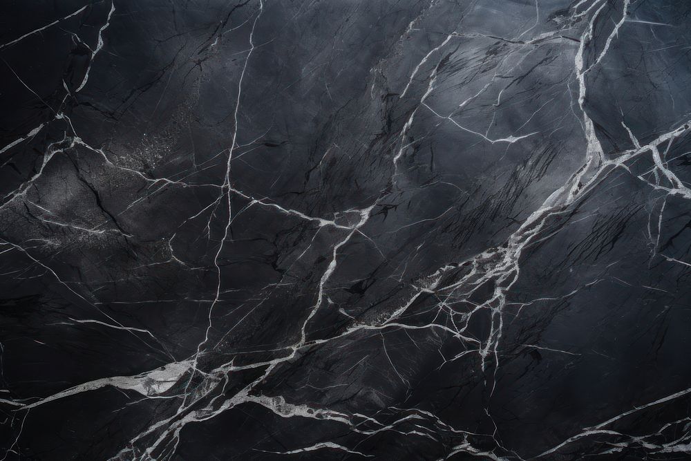 Marble texture backgrounds black monochrome. AI generated Image by rawpixel.