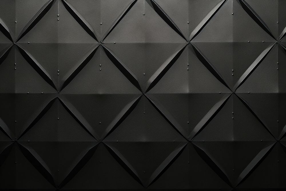 Metal diamond plate texture black backgrounds architecture. AI generated Image by rawpixel.