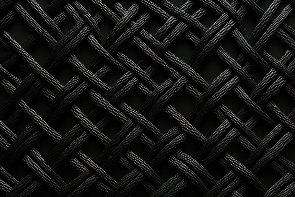 Woven Mesh Materia black backgrounds woven. AI generated Image by rawpixel.