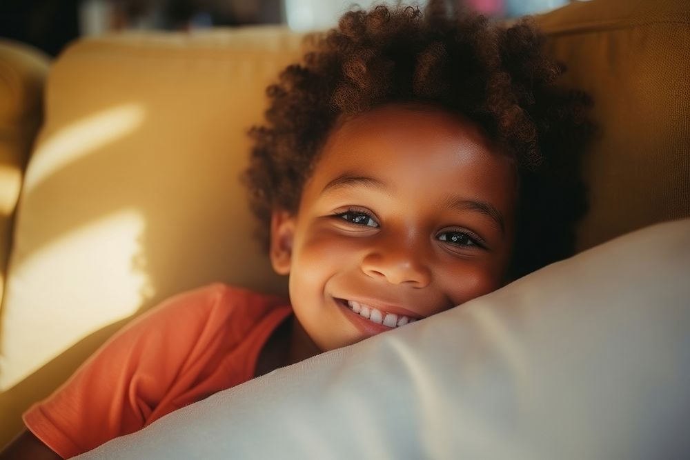 Black man child smile skin baby. AI generated Image by rawpixel.