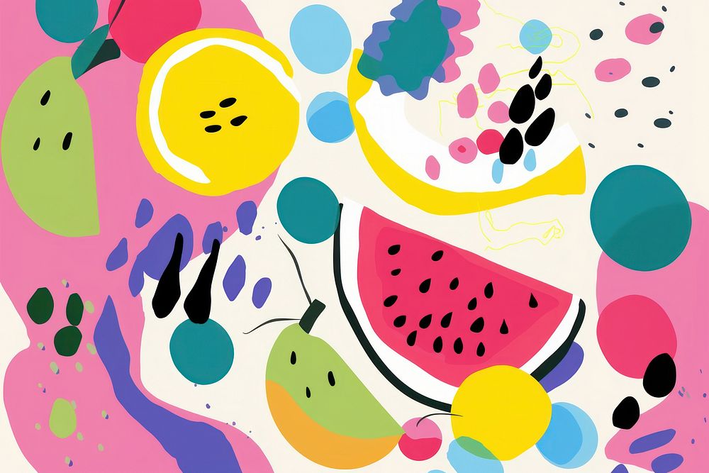 Fruit backgrounds food creativity. AI generated Image by rawpixel.