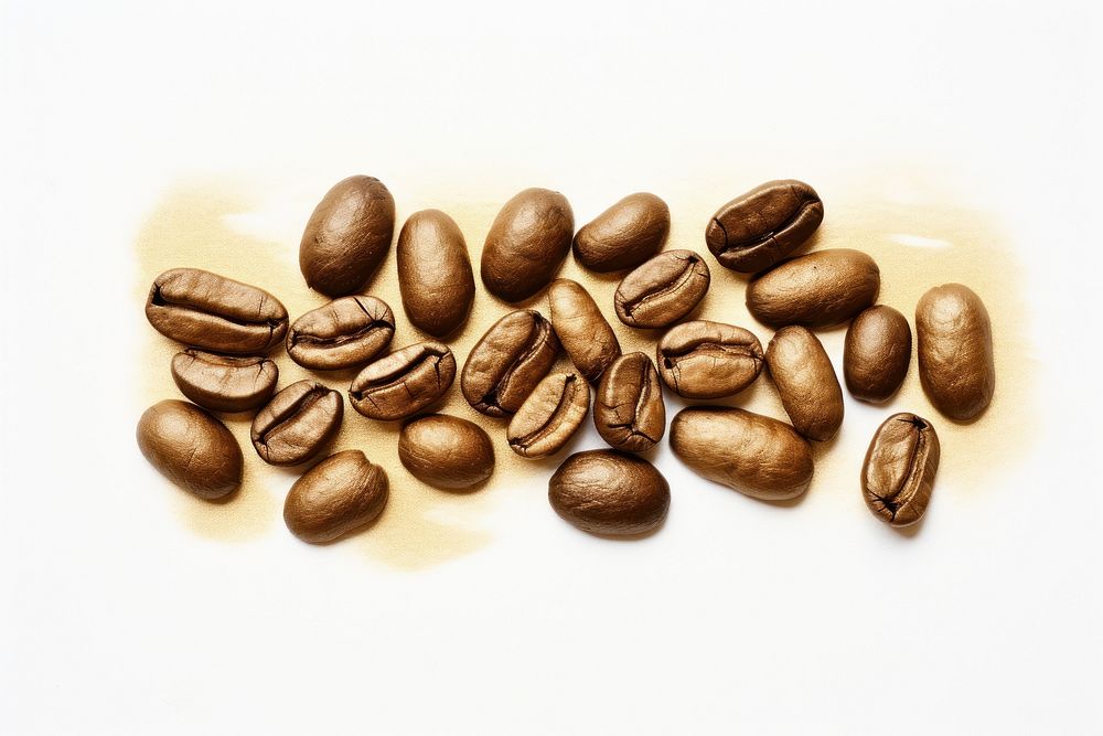 Coffee bean backgrounds coffee beans refreshment. AI generated Image by rawpixel.