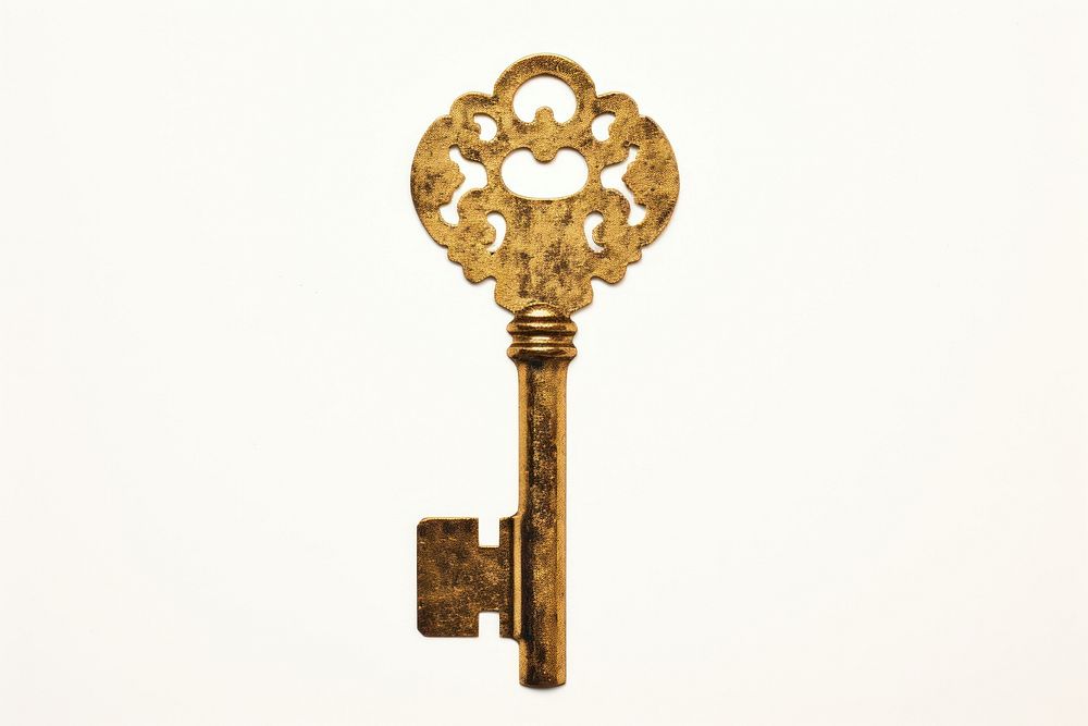 Key gold protection doorknob. AI generated Image by rawpixel.