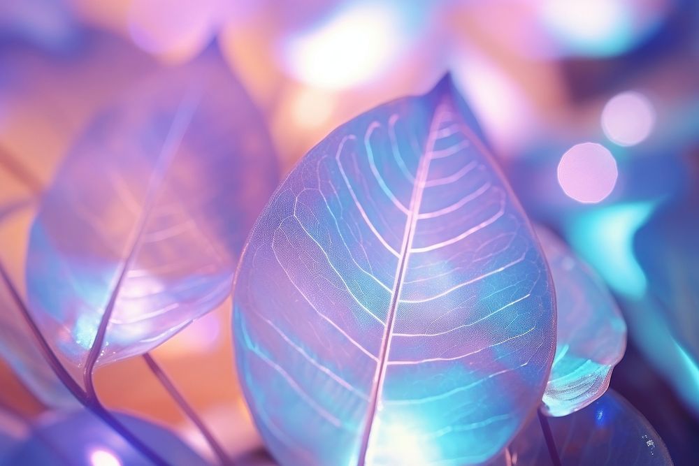 Eucalyptus leaf backgrounds purple petal. AI generated Image by rawpixel.