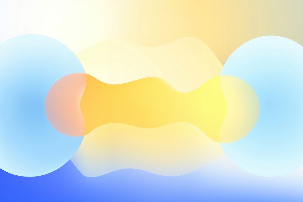 3 circle wave backgrounds abstract sky. AI generated Image by rawpixel.