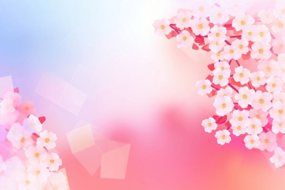 Cherry blossom backgrounds abstract outdoors. AI generated Image by rawpixel.