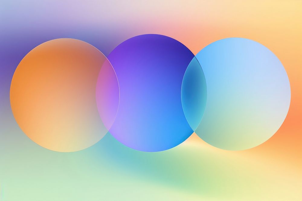 3 abstract circle wave backgrounds sphere purple. AI generated Image by rawpixel.