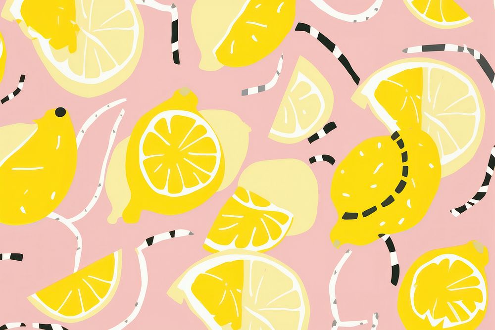 Lemon backgrounds fruit food. AI generated Image by rawpixel.