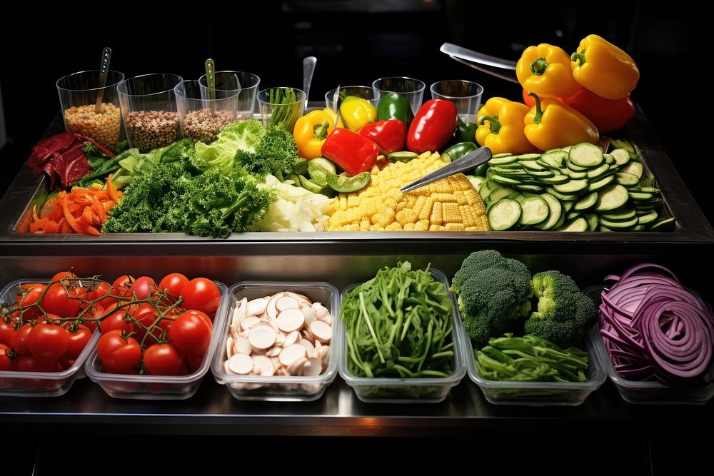 Salad bar salad vegetable food. | Premium Photo - rawpixel