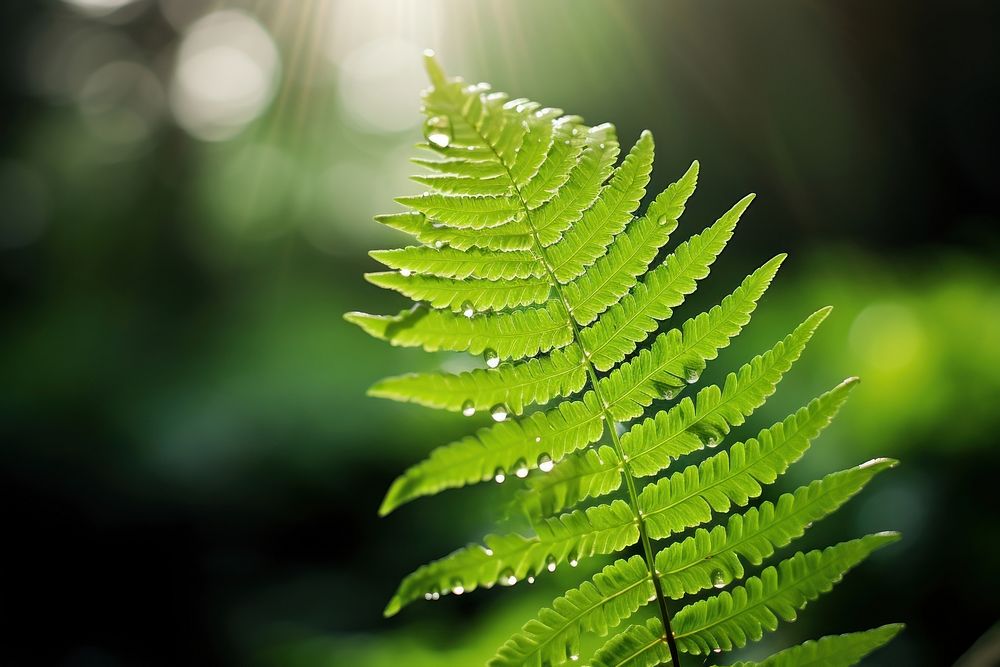 Fern forest plant leaf. AI generated Image by rawpixel.