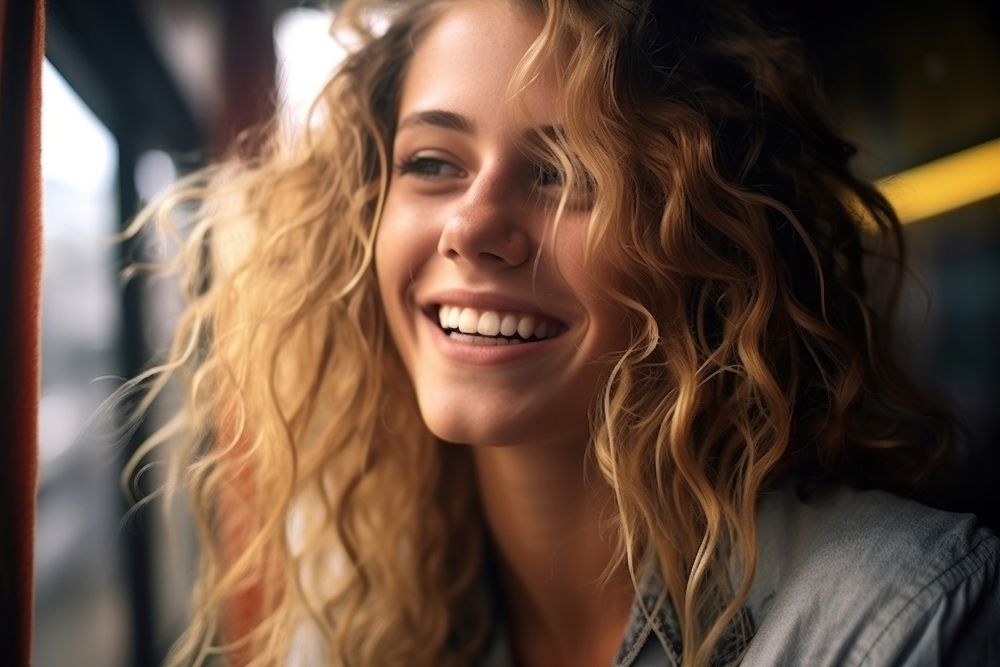 Smiling women laughs laughing portrait person. AI generated Image by rawpixel.