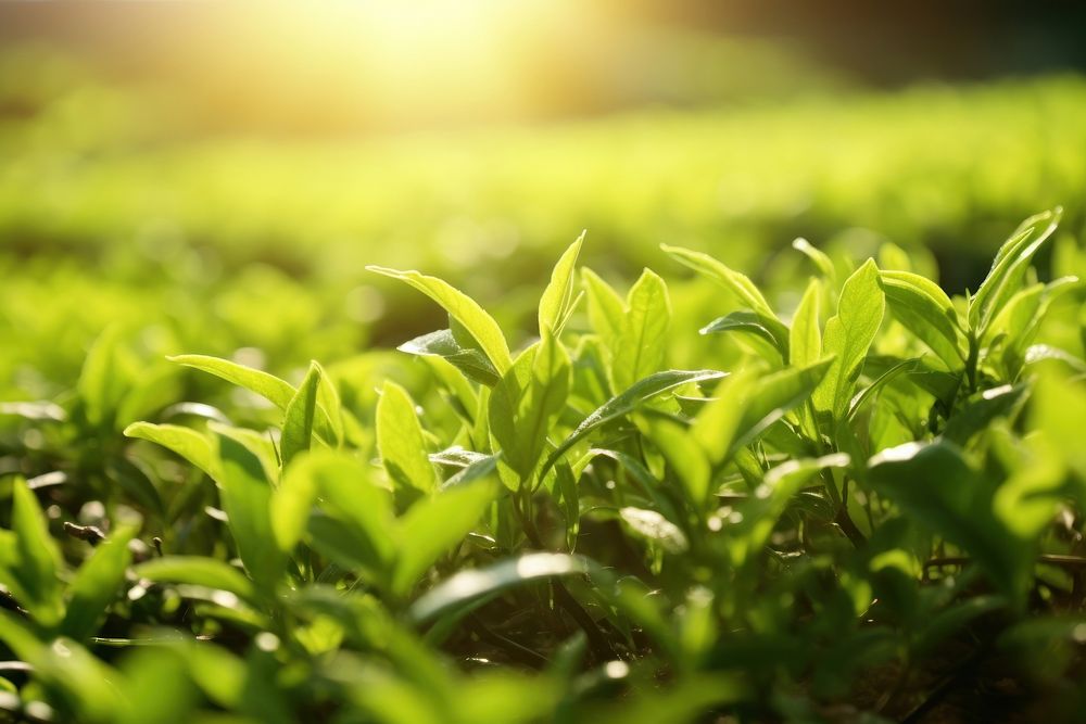 Tea farm backgrounds outdoors nature. AI generated Image by rawpixel.