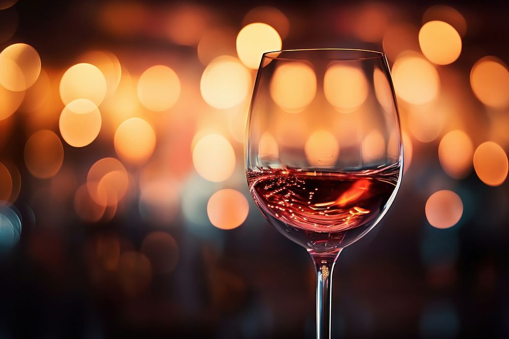 Wine party drink glass light. AI generated Image by rawpixel.