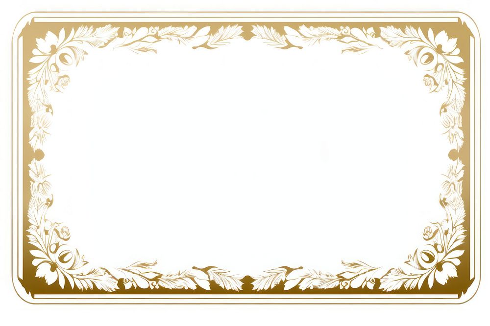 Bear pattern frame white. AI generated Image by rawpixel.
