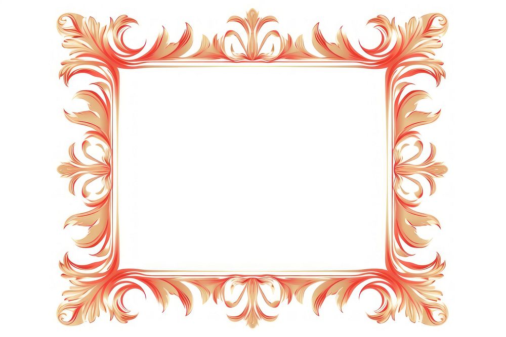 Coral backgrounds pattern frame. AI generated Image by rawpixel.