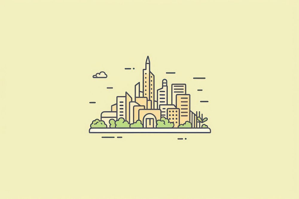City diagram drawing sketch. AI generated Image by rawpixel.