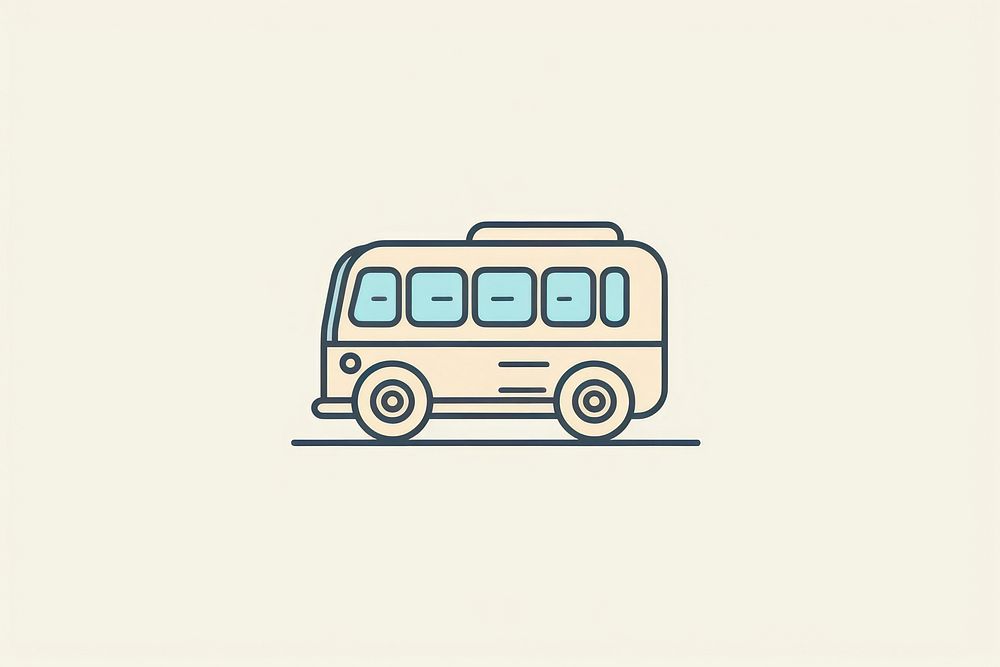Bus vehicle minibus line. AI generated Image by rawpixel.
