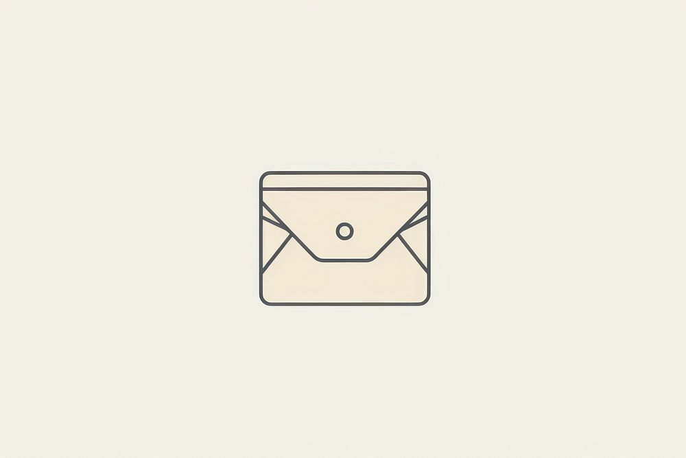 Envelop envelope line logo. AI generated Image by rawpixel.