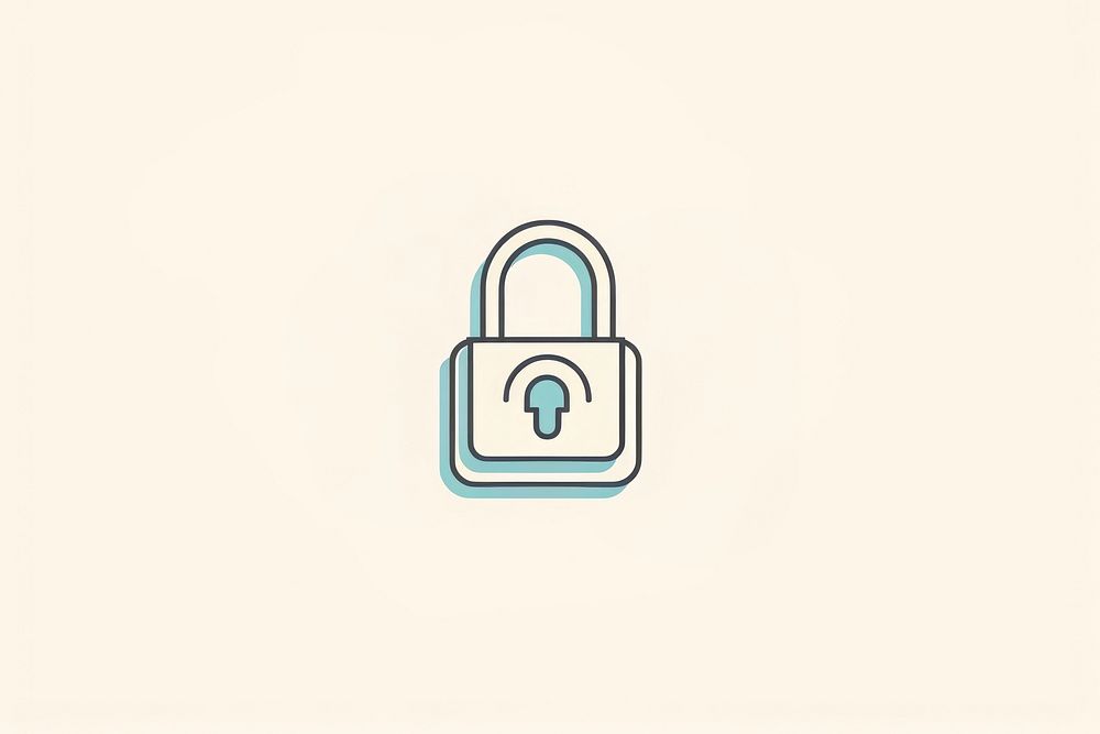 Lock sign security logo protection. AI generated Image by rawpixel.