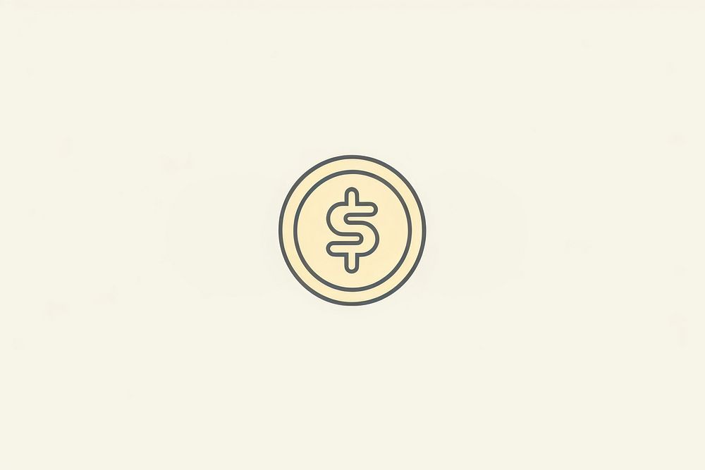 Money logo number line. AI generated Image by rawpixel.