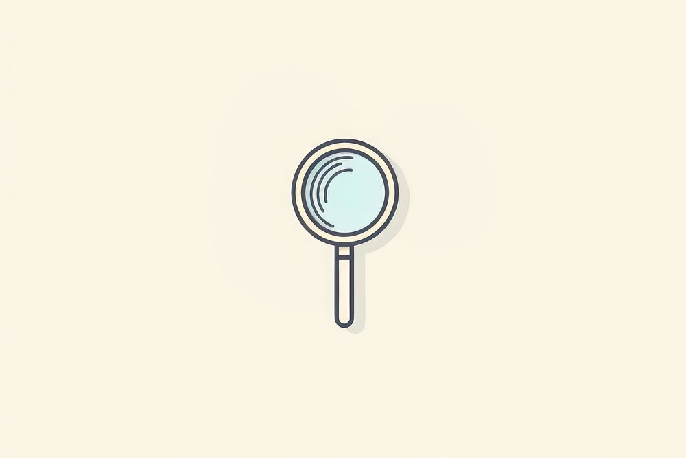 Magnifying line logo pattern. AI generated Image by rawpixel.