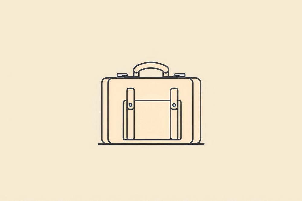Suitcase bag luggage briefcase . AI generated Image by rawpixel.