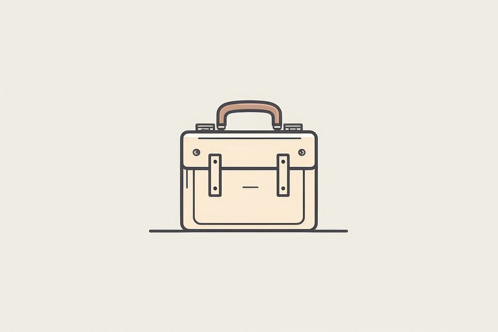 Suitcase bag briefcase luggage handbag. AI generated Image by rawpixel.