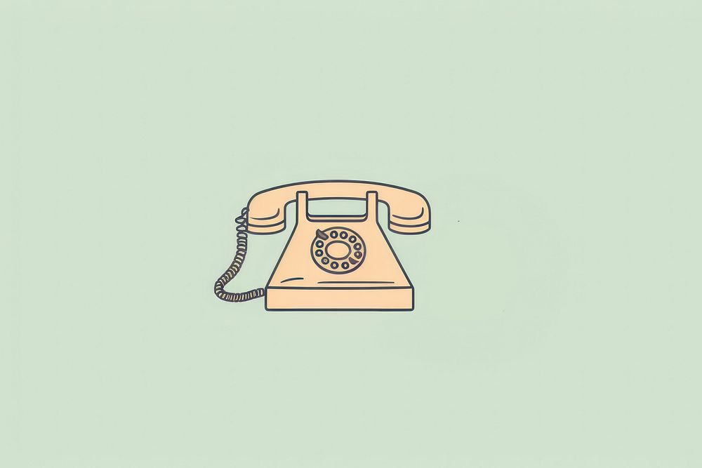 Phone call line electronics technology. AI generated Image by rawpixel.