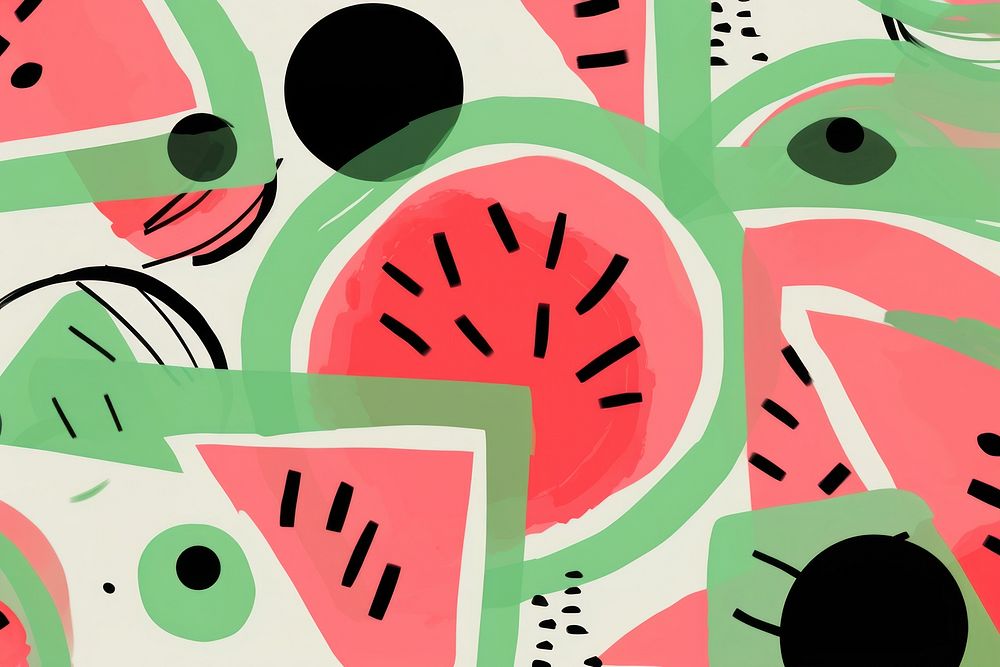 Watermelon backgrounds food art. AI generated Image by rawpixel.