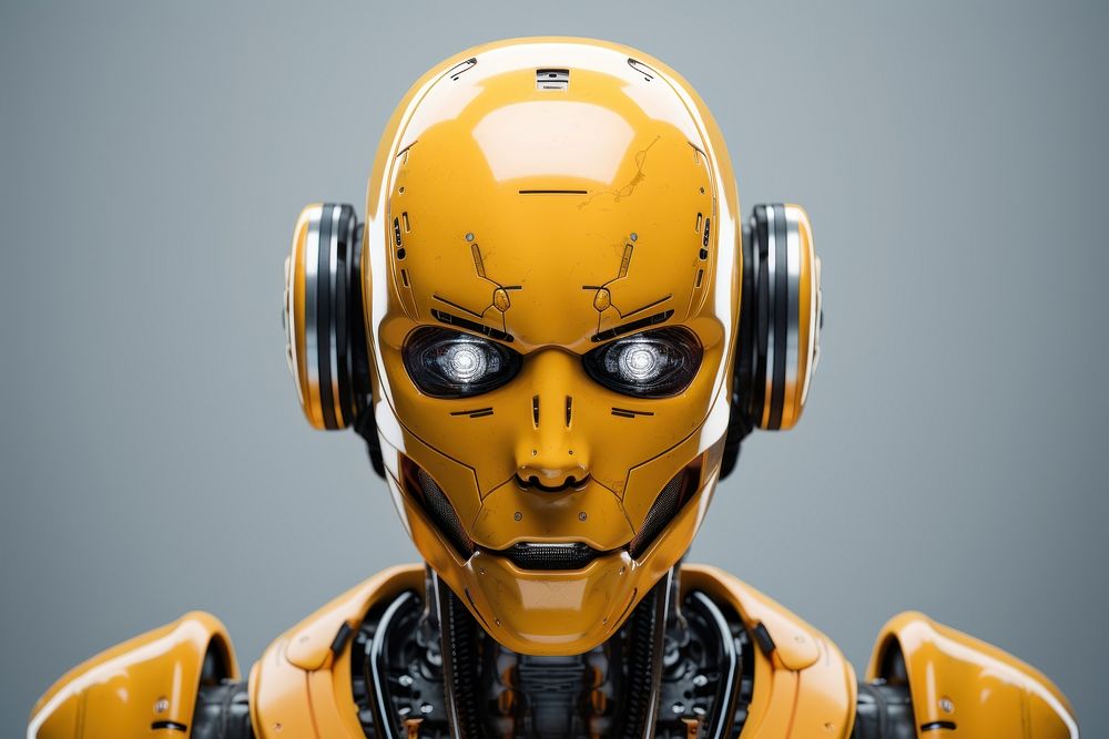 Robotic yellow human transportation. AI generated Image by rawpixel.