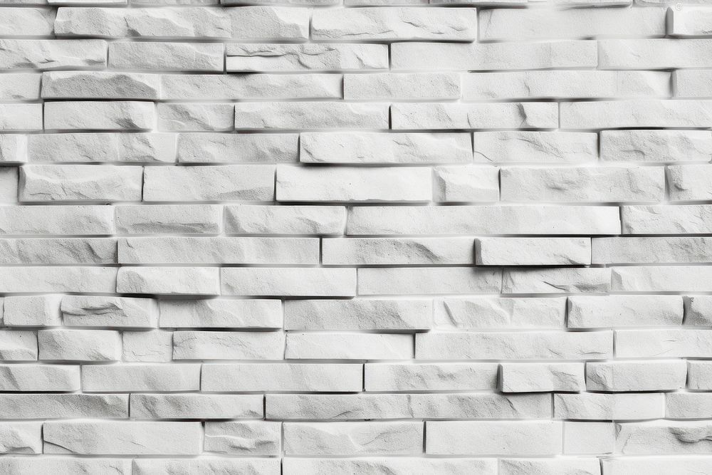 Brick wall texture for pattern background white architecture backgrounds. AI generated Image by rawpixel.