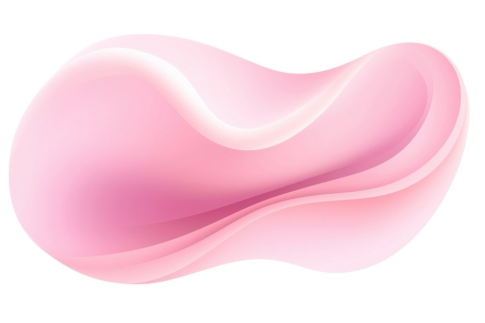 Pink pastel abstract shape petal white background simplicity. AI generated Image by rawpixel.