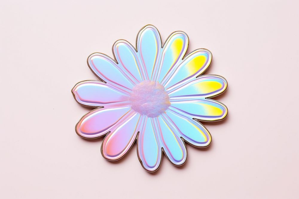Daisy jewelry pattern flower. AI generated Image by rawpixel.