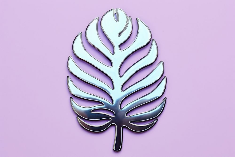 Monstera leaf plant logo invertebrate. AI generated Image by rawpixel.