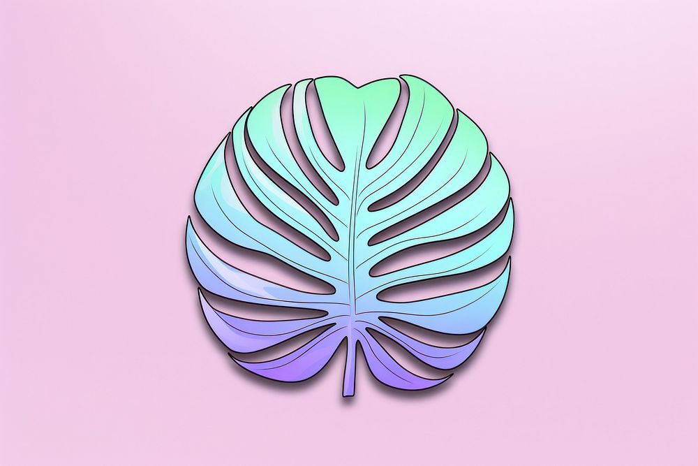 Monstera leaf nature shape plant. AI generated Image by rawpixel.