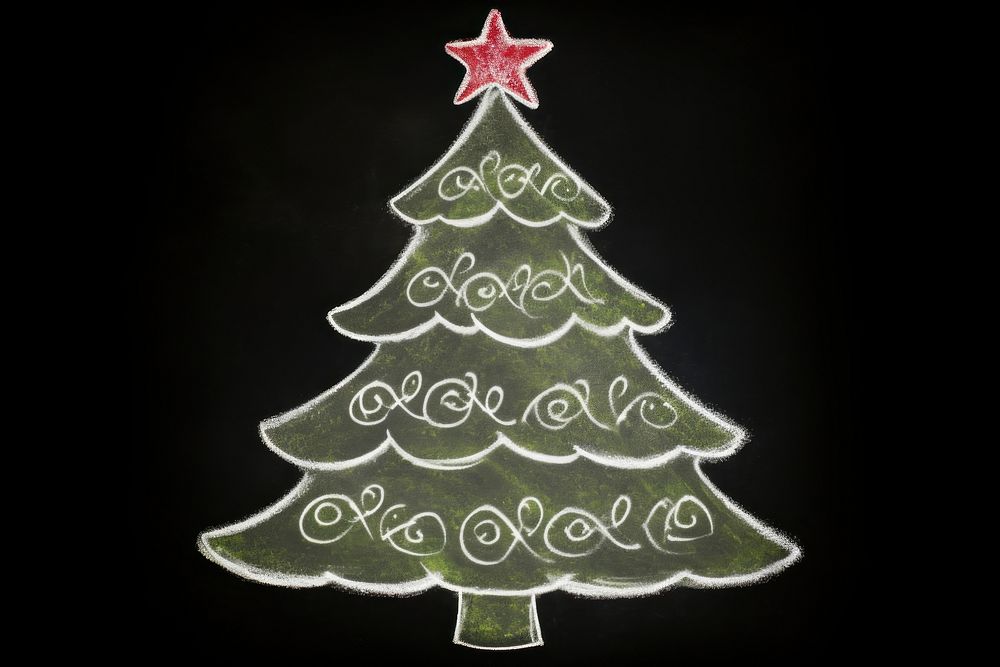 Christmas tree shape illuminated celebration. AI generated Image by rawpixel.
