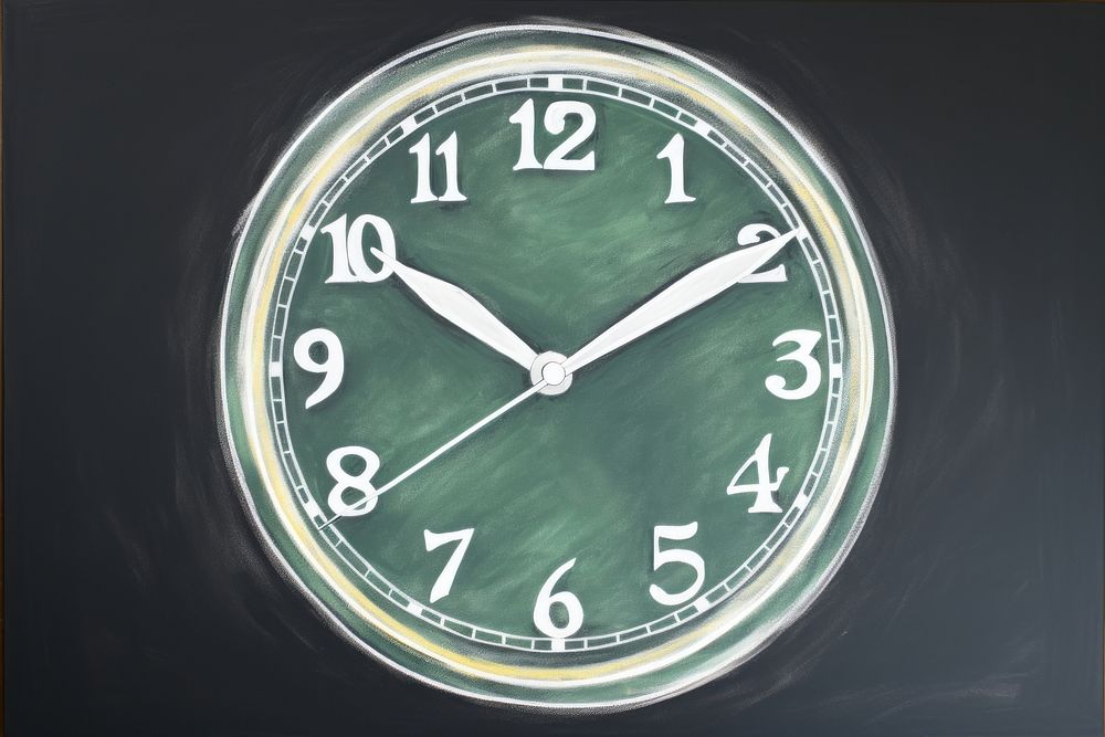 Clock green accuracy deadline. AI generated Image by rawpixel.