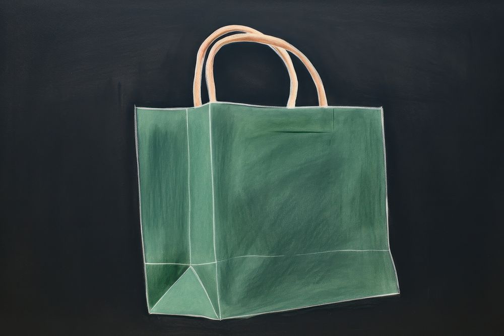 Shopping bag handbag green accessories. AI generated Image by rawpixel.