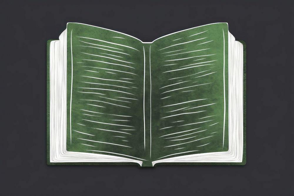 Book publication reading green. AI generated Image by rawpixel.