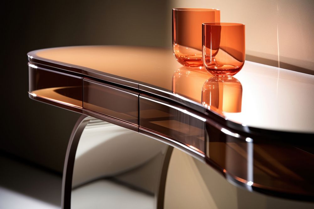 Modern Dressing Tables table furniture glass. AI generated Image by rawpixel.