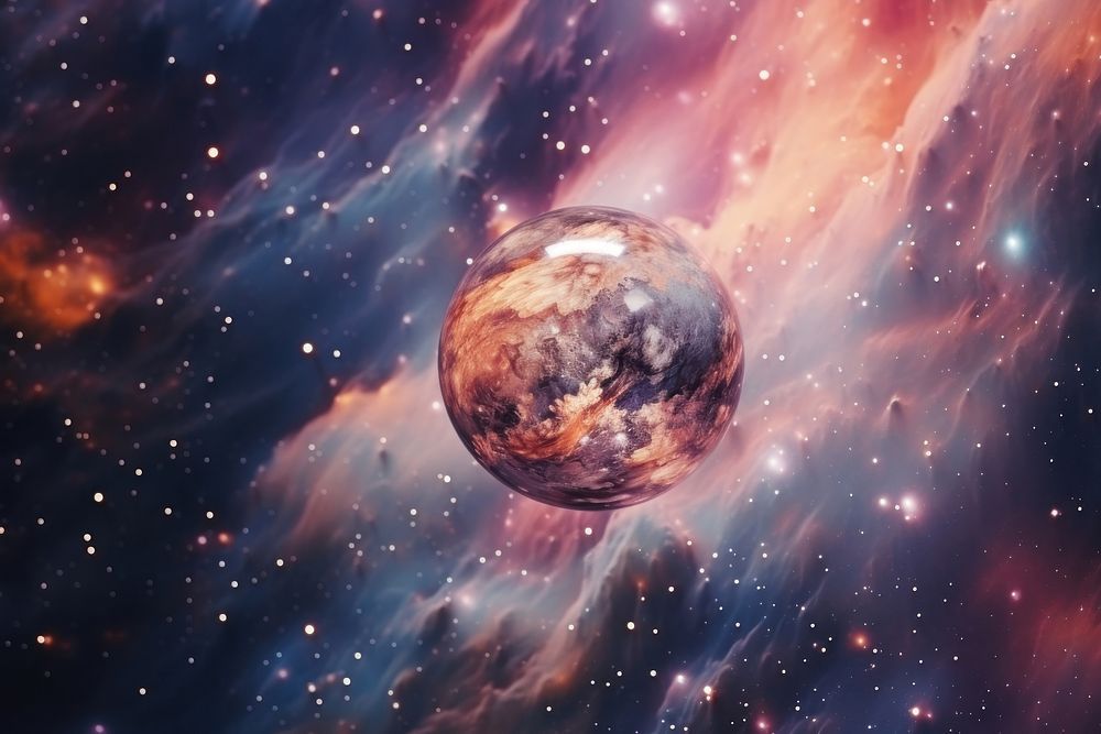 Planet abstract backgrounds astronomy universe. AI generated Image by rawpixel.