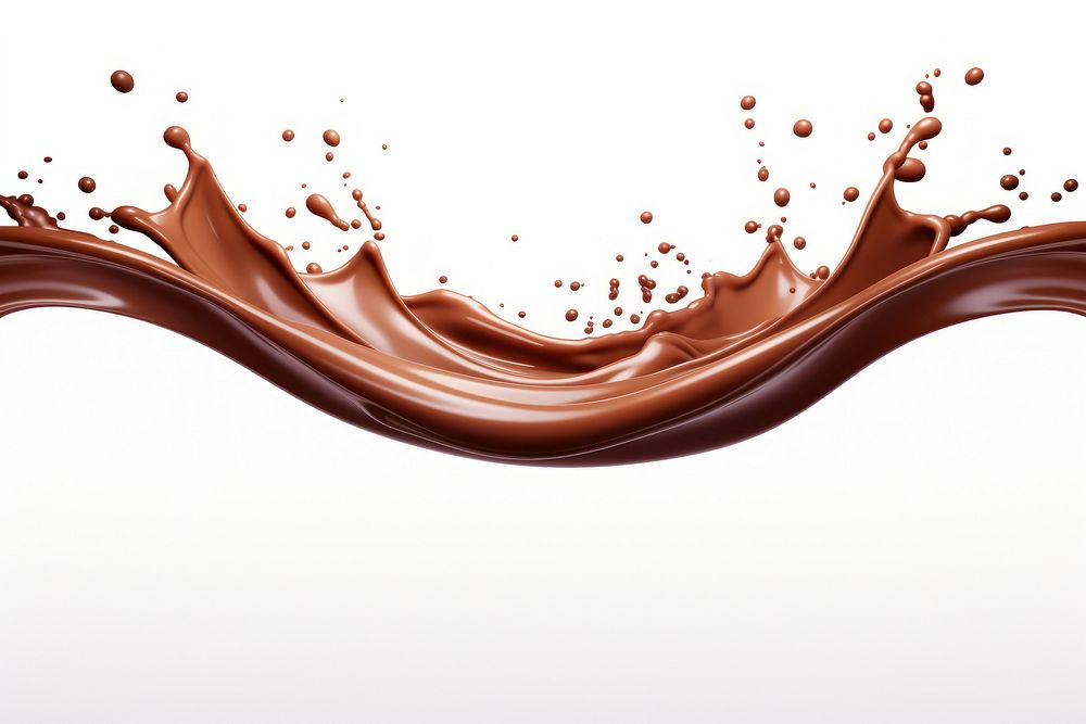 Backgrounds chocolate dessert white background. AI generated Image by rawpixel.